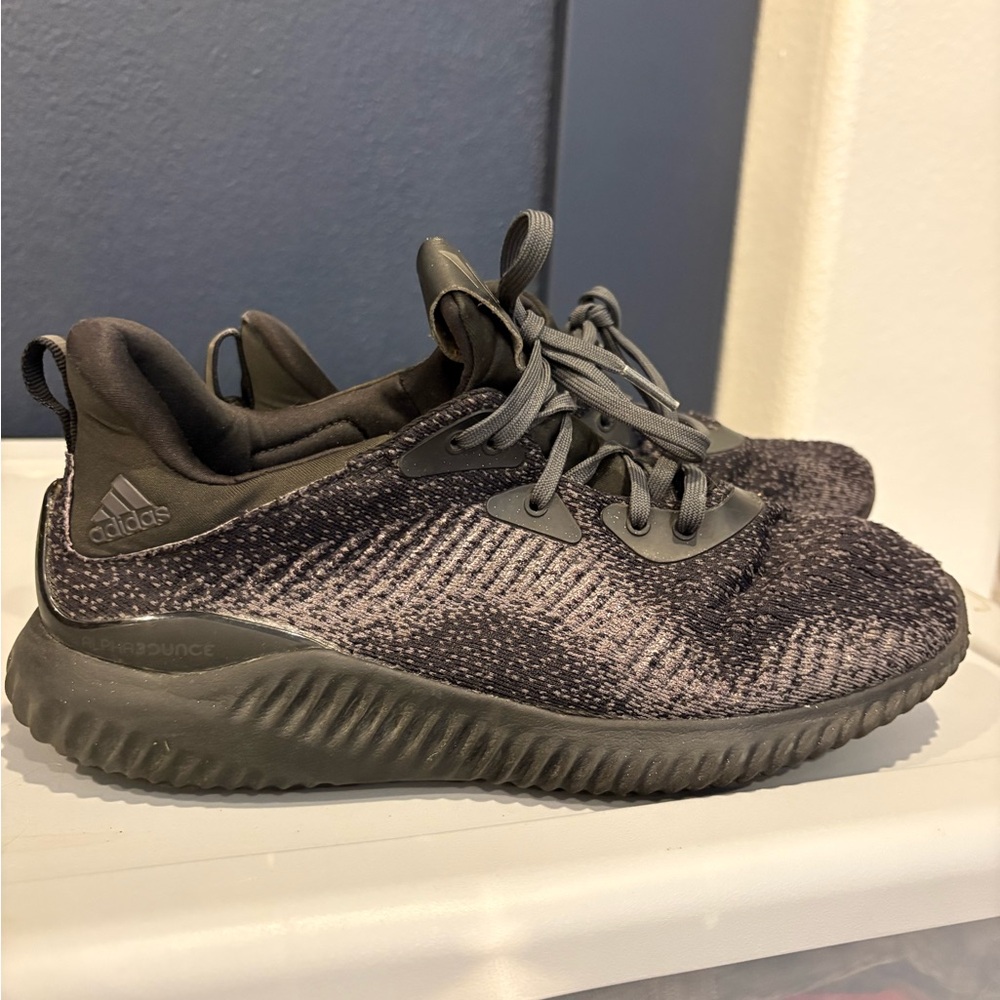 Adidas Black and Gray Sneakers